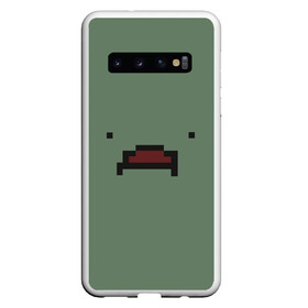 Чехол для Samsung Galaxy S10 с принтом Unturned Zombie Face в Екатеринбурге, Силикон | Область печати: задняя сторона чехла, без боковых панелей | unterned | антернед | унтурнед