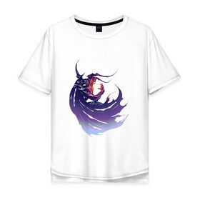 Мужская футболка хлопок Oversize с принтом Final Fantasy IV в Екатеринбурге, 100% хлопок | свободный крой, круглый ворот, “спинка” длиннее передней части | Тематика изображения на принте: 