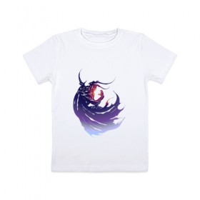 Детская футболка хлопок с принтом Final Fantasy IV в Екатеринбурге, 100% хлопок | круглый вырез горловины, полуприлегающий силуэт, длина до линии бедер | 