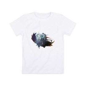Детская футболка хлопок с принтом Final Fantasy XV в Екатеринбурге, 100% хлопок | круглый вырез горловины, полуприлегающий силуэт, длина до линии бедер | Тематика изображения на принте: 