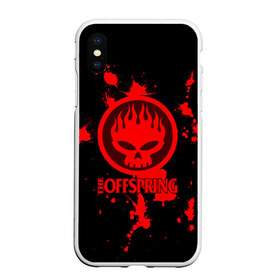 Чехол для iPhone XS Max матовый с принтом The Offspring в Екатеринбурге, Силикон | Область печати: задняя сторона чехла, без боковых панелей | the offspring | офспринг | оффспринг | рок