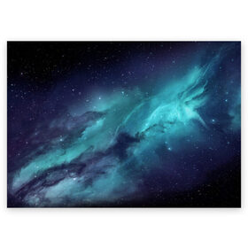 Поздравительная открытка с принтом Космическая текстура в Екатеринбурге, 100% бумага | плотность бумаги 280 г/м2, матовая, на обратной стороне линовка и место для марки
 | abstraction | cosmos | nebula | space | star | universe | абстракция | вселенная | звезды | космос | мир | планеты