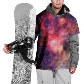 Накидка на куртку 3D с принтом Космические краски в Екатеринбурге, 100% полиэстер |  | abstraction | cosmos | nebula | space | star | universe | абстракция | вселенная | звезды | космос | мир | планеты