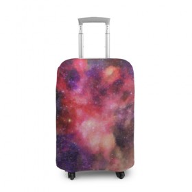 Чехол для чемодана 3D с принтом Космические краски в Екатеринбурге, 86% полиэфир, 14% спандекс | двустороннее нанесение принта, прорези для ручек и колес | abstraction | cosmos | nebula | space | star | universe | абстракция | вселенная | звезды | космос | мир | планеты
