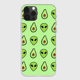 Чехол для iPhone 12 Pro Max с принтом Green в Екатеринбурге, Силикон |  | Тематика изображения на принте: alien | food | vegetarian | авокадо | вегетарианство | еда | пришелец