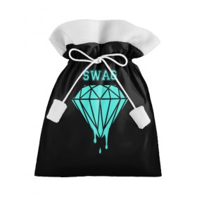 Подарочный 3D мешок с принтом Swag diamond в Екатеринбурге, 100% полиэстер | Размер: 29*39 см | 