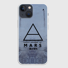 Чехол для iPhone 13 mini с принтом 30 Seconds to Mars в Екатеринбурге,  |  | 30 seconds to mars | punk | rock | альтернативный хип хоп | группа | инди поп | музыка | музыкальное произведение | ноты | панк | регги | рок | синти поп