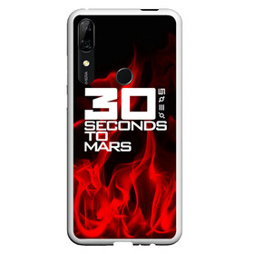 Чехол для Honor P Smart Z с принтом 30 Seconds to Mars in fire в Екатеринбурге, Силикон | Область печати: задняя сторона чехла, без боковых панелей | 30 seconds to mars | punk | rock | альтернативный хип хоп | группа | инди поп | музыка | музыкальное произведение | ноты | панк | регги | рок | синти поп