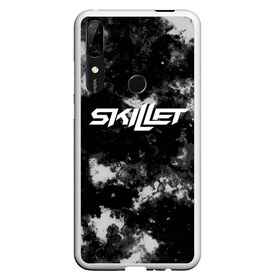 Чехол для Honor P Smart Z с принтом Skillet в Екатеринбурге, Силикон | Область печати: задняя сторона чехла, без боковых панелей | punk | rock | skillet | альтернативный хип хоп | группа | инди поп | музыка | музыкальное произведение | ноты | панк | регги | рок | синти поп