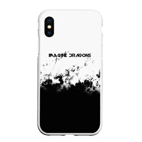 Чехол для iPhone XS Max матовый с принтом IMAGINE DRAGONS в Екатеринбурге, Силикон | Область печати: задняя сторона чехла, без боковых панелей | imagine dragons | punk | rock | альтернативный хип хоп | группа | инди поп | музыка | музыкальное произведение | ноты | панк | регги | рок | синти поп