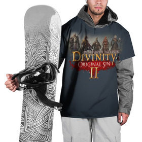 Накидка на куртку 3D с принтом Divinity, Original Sin, Божество, Дивинити в Екатеринбурге, 100% полиэстер |  | 