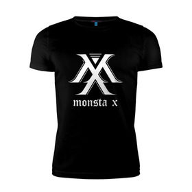 Мужская футболка премиум с принтом MONSTA X_5 в Екатеринбурге, 92% хлопок, 8% лайкра | приталенный силуэт, круглый вырез ворота, длина до линии бедра, короткий рукав | Тематика изображения на принте: monsta x | монст х