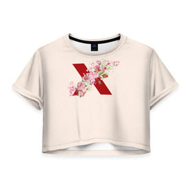 Женская футболка 3D укороченная с принтом MONSTA X_12 в Екатеринбурге, 100% полиэстер | круглая горловина, длина футболки до линии талии, рукава с отворотами | monsta x | монст х