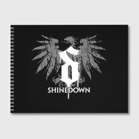 Альбом для рисования с принтом Shinedown в Екатеринбурге, 100% бумага
 | матовая бумага, плотность 200 мг. | 