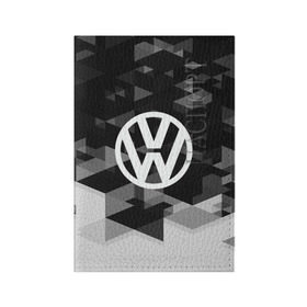 Обложка для паспорта матовая кожа с принтом Volkswagen sport geometry в Екатеринбурге, натуральная матовая кожа | размер 19,3 х 13,7 см; прозрачные пластиковые крепления | auto | automobile | car | carbon | machine | motor | motor car | sport car | volkswagen | автомашина | бренд | легковой автомобиль | марка | спортивный автомобиль | тачка