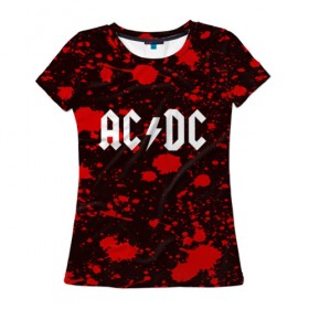 Женская футболка 3D с принтом AC DC в Екатеринбурге, 100% полиэфир ( синтетическое хлопкоподобное полотно) | прямой крой, круглый вырез горловины, длина до линии бедер | ac dc | punk | rock | альтернативный хип хоп | группа | инди поп | музыка | музыкальное произведение | ноты | панк | регги | рок | синти поп