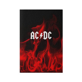 Обложка для паспорта матовая кожа с принтом AC DC в Екатеринбурге, натуральная матовая кожа | размер 19,3 х 13,7 см; прозрачные пластиковые крепления | ac dc | punk | rock | альтернативный хип хоп | группа | инди поп | музыка | музыкальное произведение | ноты | панк | регги | рок | синти поп