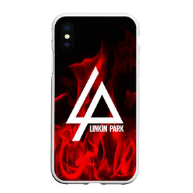 Чехол для iPhone XS Max матовый с принтом Linkin park в Екатеринбурге, Силикон | Область печати: задняя сторона чехла, без боковых панелей | linkin park | logo | music | pop | rock | usa | альтернатива | америка | металл | музыка | музыкальный | поп | рок | честер беннингтон