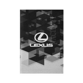 Обложка для паспорта матовая кожа с принтом Lexus sport geometry в Екатеринбурге, натуральная матовая кожа | размер 19,3 х 13,7 см; прозрачные пластиковые крепления | auto | automobile | car | carbon | lexus | machine | motor | motor car | sport car | автомашина | бренд | легковой автомобиль | марка | спортивный автомобиль | тачка