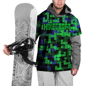Накидка на куртку 3D с принтом Minecraft в Екатеринбурге, 100% полиэстер |  | minecraft | miner | игра | инди | компьютерная | майнкрафт | мир | открытый | шахта | яркие