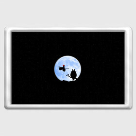 Магнит 45*70 с принтом Totoro and the moon в Екатеринбурге, Пластик | Размер: 78*52 мм; Размер печати: 70*45 | Тематика изображения на принте: anime | moon | myneighbortotoro | night | stars | totoro | аниме | звезды | канта | кодомо | котобус | кусакабэ | луна | мэй | ночь | сусуватари | тацуо | тоторо | хаяомиядзаки | ясуко