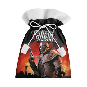 Подарочный 3D мешок с принтом Fallout New Vegas в Екатеринбурге, 100% полиэстер | Размер: 29*39 см | Тематика изображения на принте: fallout | fallout 3 | fallout 3 new vegas | game | new vegas | rpg | игры | фалаут 3 | фалаут нью вегас | фаллаут