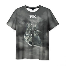 Мужская футболка 3D с принтом TFK Incomplete в Екатеринбурге, 100% полиэфир | прямой крой, круглый вырез горловины, длина до линии бедер | Тематика изображения на принте: tfk | thousand foot krutch
