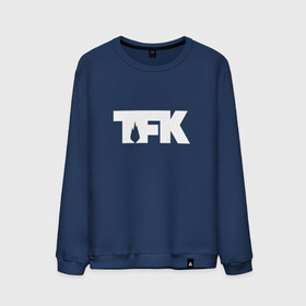 Мужской свитшот хлопок с принтом TFK logo white в Екатеринбурге, 100% хлопок |  | Тематика изображения на принте: tfk | thousand foot krutch