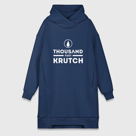 Платье-худи хлопок с принтом Thousand Foot Krutch logo в Екатеринбурге,  |  | tfk | thousand foot krutch