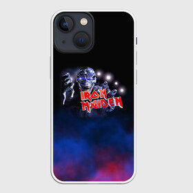 Чехол для iPhone 13 mini с принтом Iron Maiden в Екатеринбурге,  |  | iron maiden | адриан смит | айран | айрон | группа | дэйв мюррей | железная дева | ирон | майден | мейд | мейден | метал | мрачный | музыка | песни | рок | стив харрис | тяжелый | хеви | хевиметал