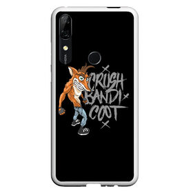 Чехол для Honor P Smart Z с принтом Crush Bandicoot 3d в Екатеринбурге, Силикон | Область печати: задняя сторона чехла, без боковых панелей | Тематика изображения на принте: crash | бандикут | краш | крэш