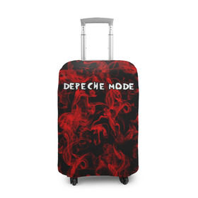 Чехол для чемодана 3D с принтом Depeche Mode в Екатеринбурге, 86% полиэфир, 14% спандекс | двустороннее нанесение принта, прорези для ручек и колес | альтернативный | блюз | британская | готик | гранж | группа | метал | модные | музыка | пост | рок | хард