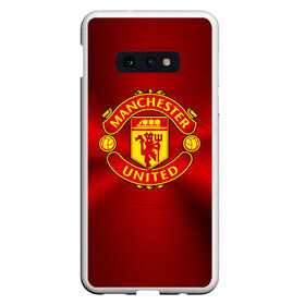 Чехол для Samsung S10E с принтом Manchester United F C в Екатеринбурге, Силикон | Область печати: задняя сторона чехла, без боковых панелей | england | football | logo | manchester united | sport | англия | арт | лига | лого | манчестер юнайтед | спорт | текстура | фк | футбол | футбольный клуб | эмблема