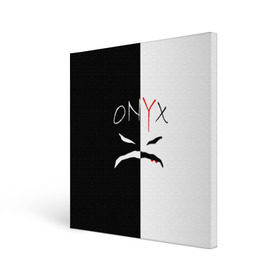 Холст квадратный с принтом ONYX в Екатеринбурге, 100% ПВХ |  | Тематика изображения на принте: onyx | американская группа | группа | музыка | надпись | хип хоп
