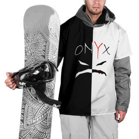 Накидка на куртку 3D с принтом ONYX в Екатеринбурге, 100% полиэстер |  | onyx | американская группа | группа | музыка | надпись | хип хоп