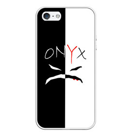 Чехол для iPhone 5/5S матовый с принтом ONYX в Екатеринбурге, Силикон | Область печати: задняя сторона чехла, без боковых панелей | onyx | американская группа | группа | музыка | надпись | хип хоп