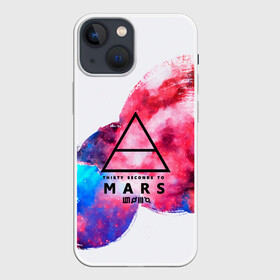 Чехол для iPhone 13 mini с принтом 30 Seconds to Mars в Екатеринбурге,  |  | 30 seconds to mars | punk | rock | альтернативный хип хоп | группа | инди поп | музыка | музыкальное произведение | ноты | панк | регги | рок | синти поп