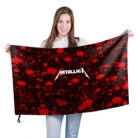 Флаг 3D с принтом Metallica в Екатеринбурге, 100% полиэстер | плотность ткани — 95 г/м2, размер — 67 х 109 см. Принт наносится с одной стороны | metallica | punk | rock | альтернативный хип хоп | группа | инди поп | музыка | музыкальное произведение | ноты | панк | регги | рок | синти поп