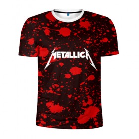 Мужская футболка 3D спортивная с принтом Metallica в Екатеринбурге, 100% полиэстер с улучшенными характеристиками | приталенный силуэт, круглая горловина, широкие плечи, сужается к линии бедра | metallica | punk | rock | альтернативный хип хоп | группа | инди поп | музыка | музыкальное произведение | ноты | панк | регги | рок | синти поп