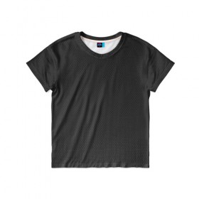 Детская футболка 3D с принтом Кевлар Ультра в Екатеринбурге, 100% гипоаллергенный полиэфир | прямой крой, круглый вырез горловины, длина до линии бедер, чуть спущенное плечо, ткань немного тянется | Тематика изображения на принте: black | carbon | карбон | кевлар | кольчуга