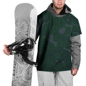 Накидка на куртку 3D с принтом Kevlar Ultra Камуфляж в Екатеринбурге, 100% полиэстер |  | Тематика изображения на принте: армия | гексагон | зелень | карбон | кевлар