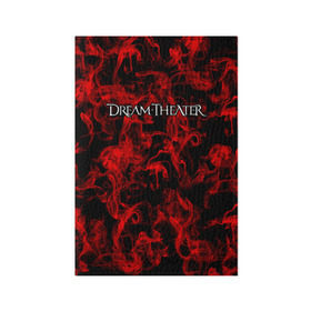Обложка для паспорта матовая кожа с принтом Dream Theater в Екатеринбурге, натуральная матовая кожа | размер 19,3 х 13,7 см; прозрачные пластиковые крепления | альтернативный | американская | глэм | готик | гранж | группа | метал | модные | музыка | пост | рок | хард