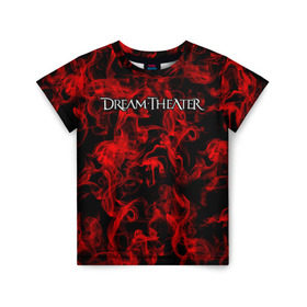 Детская футболка 3D с принтом Dream Theater в Екатеринбурге, 100% гипоаллергенный полиэфир | прямой крой, круглый вырез горловины, длина до линии бедер, чуть спущенное плечо, ткань немного тянется | альтернативный | американская | глэм | готик | гранж | группа | метал | модные | музыка | пост | рок | хард