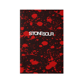 Обложка для паспорта матовая кожа с принтом STONE SOUR в Екатеринбурге, натуральная матовая кожа | размер 19,3 х 13,7 см; прозрачные пластиковые крепления | punk | rock | stone sour | альтернативный хип хоп | группа | инди поп | музыка | музыкальное произведение | ноты | панк | регги | рок | синти поп