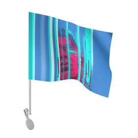 Флаг для автомобиля с принтом Элджей в Екатеринбурге, 100% полиэстер | Размер: 30*21 см | sayonara boy | морген | сайонара | элджей