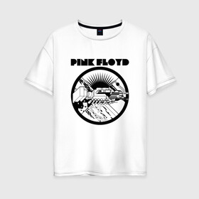 Женская футболка хлопок Oversize с принтом Pink Floyd в Екатеринбурге, 100% хлопок | свободный крой, круглый ворот, спущенный рукав, длина до линии бедер
 | pink floyd | pinkfloyd | арт | артрок | группа | дэвид гилмор | пинк флойд | пинкфлойд | прогрессивный | психоделический | рок | сид барретт | симфонический | спэйс | эйсид | экспериментальный