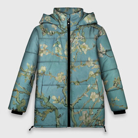 Женская зимняя куртка 3D с принтом Ван Гог Цветущие ветки миндаля в Екатеринбурге, верх — 100% полиэстер; подкладка — 100% полиэстер; утеплитель — 100% полиэстер | длина ниже бедра, силуэт Оверсайз. Есть воротник-стойка, отстегивающийся капюшон и ветрозащитная планка. 

Боковые карманы с листочкой на кнопках и внутренний карман на молнии | вангог | винсент | живопись | картина | цветы