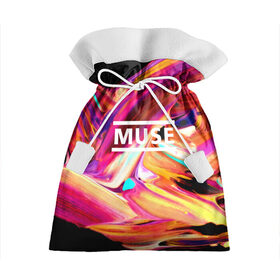 Подарочный 3D мешок с принтом MUSE в Екатеринбурге, 100% полиэстер | Размер: 29*39 см | muse | punk | rock | альтернативный хип хоп | группа | инди поп | музыка | музыкальное произведение | ноты | панк | регги | рок | синти поп