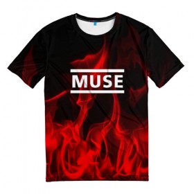 Мужская футболка 3D с принтом MUSE в Екатеринбурге, 100% полиэфир | прямой крой, круглый вырез горловины, длина до линии бедер | muse | punk | rock | альтернативный хип хоп | группа | инди поп | музыка | музыкальное произведение | ноты | панк | регги | рок | синти поп