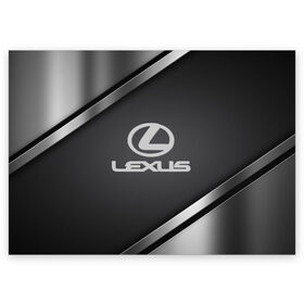 Поздравительная открытка с принтом LEXUS SPORT в Екатеринбурге, 100% бумага | плотность бумаги 280 г/м2, матовая, на обратной стороне линовка и место для марки
 | Тематика изображения на принте: auto | automobile | car | carbon | lexus | machine | motor | motor car | sport car | автомашина | бренд | легковой автомобиль | марка | спортивный автомобиль | тачка